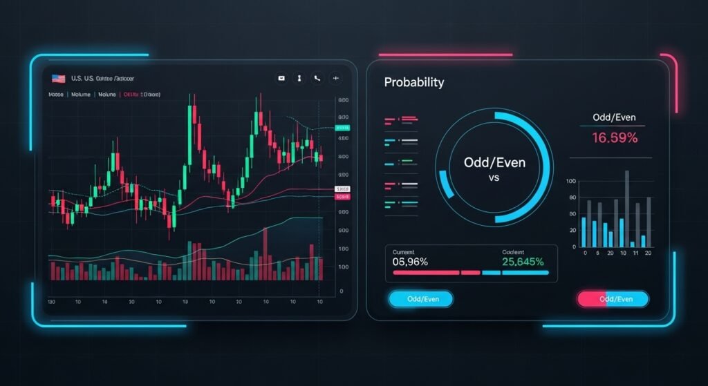 주식 차트 분석과 확률 기반 데이터 대시보드 비교